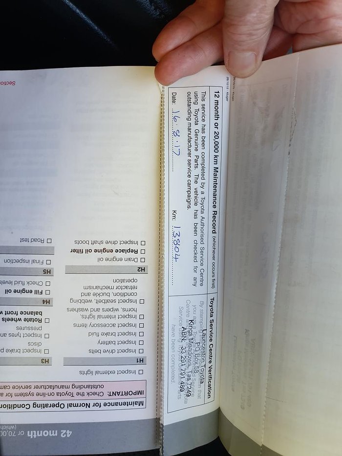 2016 Toyota Kluger GXL GSU55R AWD Silver Sky