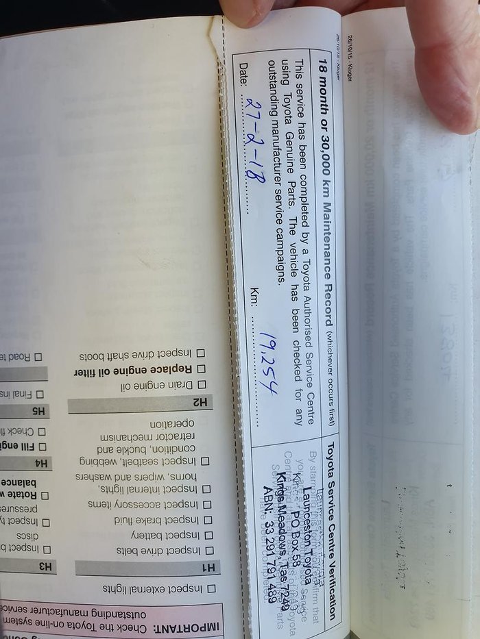 2016 Toyota Kluger GXL GSU55R AWD Silver Sky