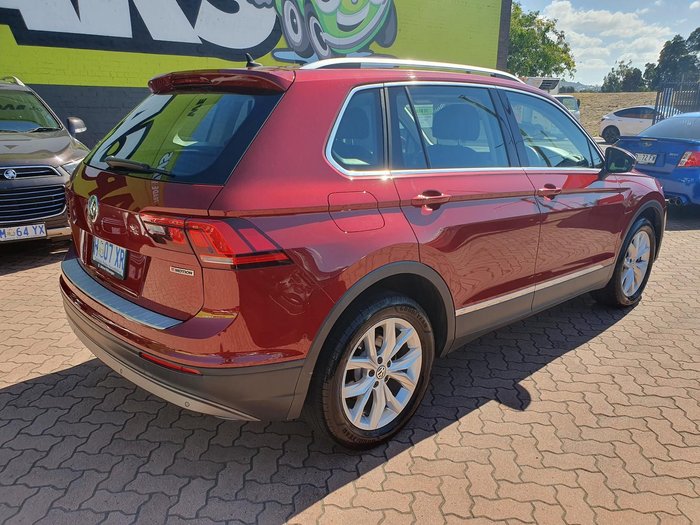 2018 Volkswagen Tiguan 132TSI Comfortline 5N MY18 Four Wheel Drive Ruby Red