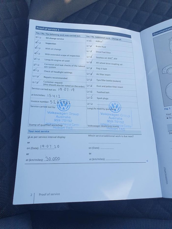 2018 Volkswagen Tiguan 132TSI Comfortline 5N MY18 Four Wheel Drive Ruby Red