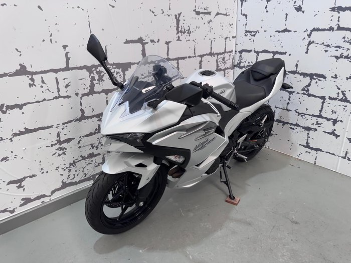 2025 Kawasaki Ninja 500 (EX500G) Ninja White