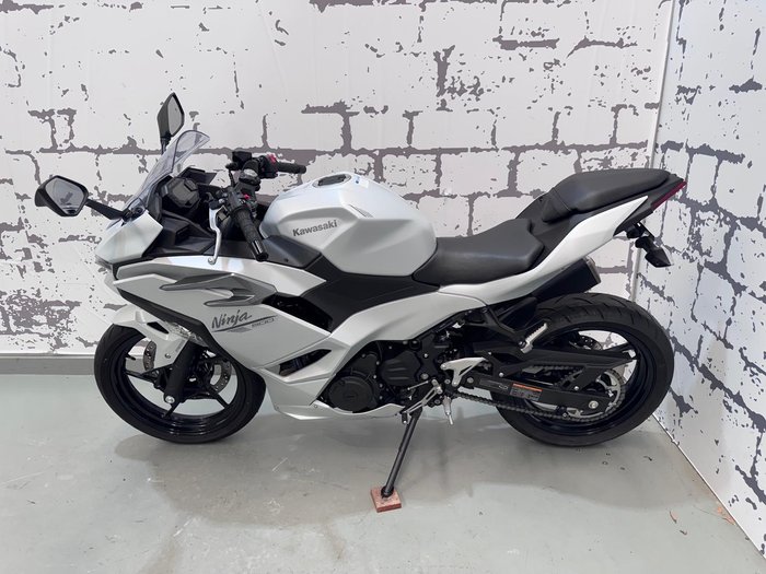 2025 Kawasaki Ninja 500 (EX500G) Ninja White
