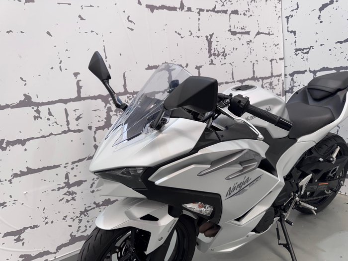 2025 Kawasaki Ninja 500 (EX500G) Ninja White