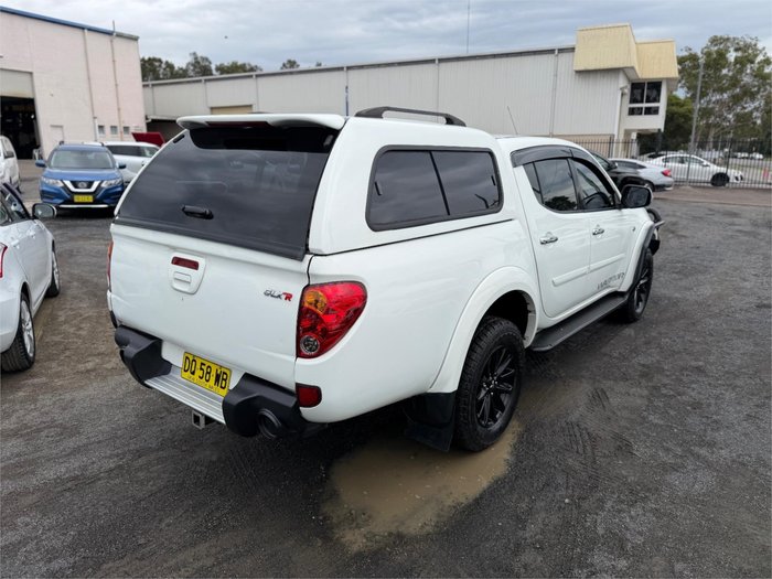 2014 MITSUBISHI TRITON GLX-R (4x4) MN MY15 WHITE