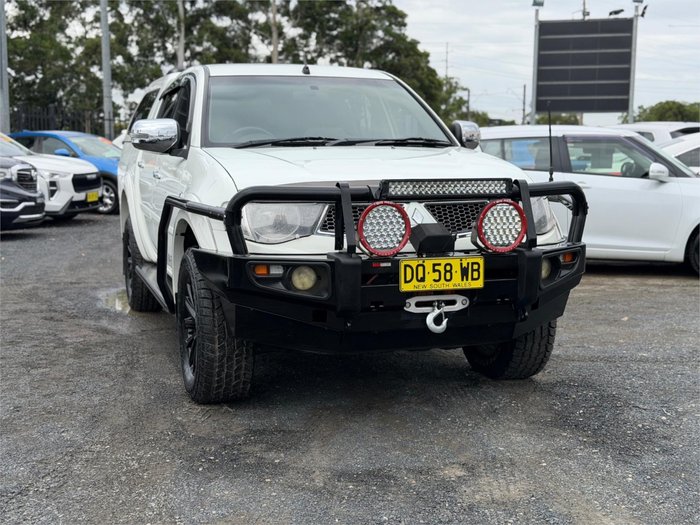 2014 MITSUBISHI TRITON GLX-R (4x4) MN MY15 WHITE