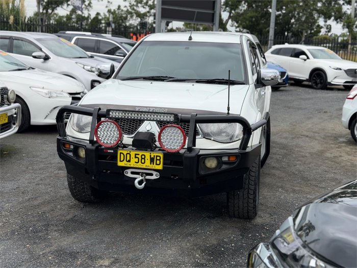 2014 MITSUBISHI TRITON GLX-R (4x4) MN MY15 WHITE