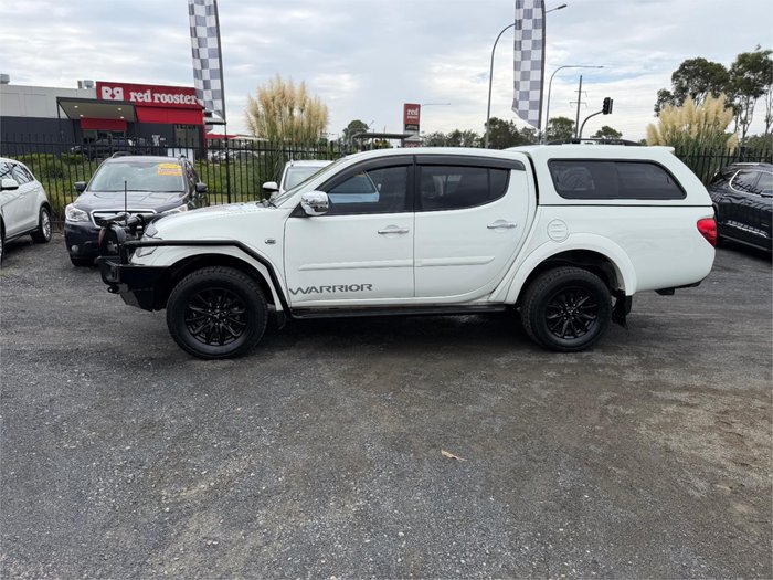 2014 MITSUBISHI TRITON GLX-R (4x4) MN MY15 WHITE