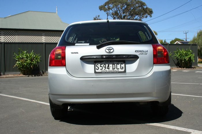 2002 Toyota Corolla Ascent ZZE122R MY03 Sterling Silver