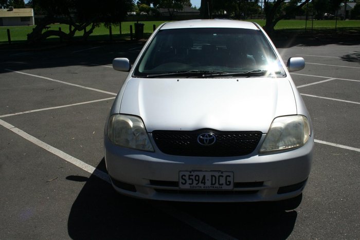 2002 Toyota Corolla Ascent ZZE122R MY03 Sterling Silver