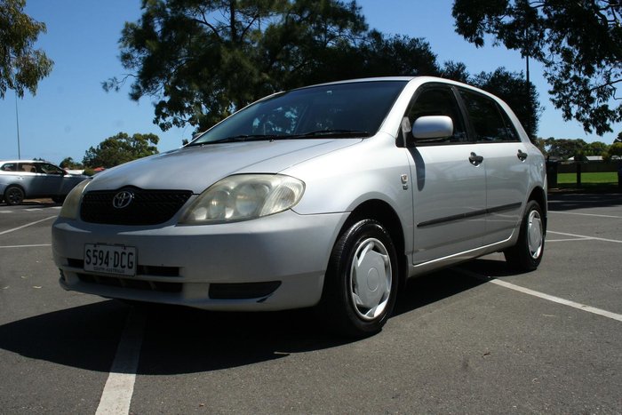 2002 Toyota Corolla Ascent ZZE122R MY03 Sterling Silver