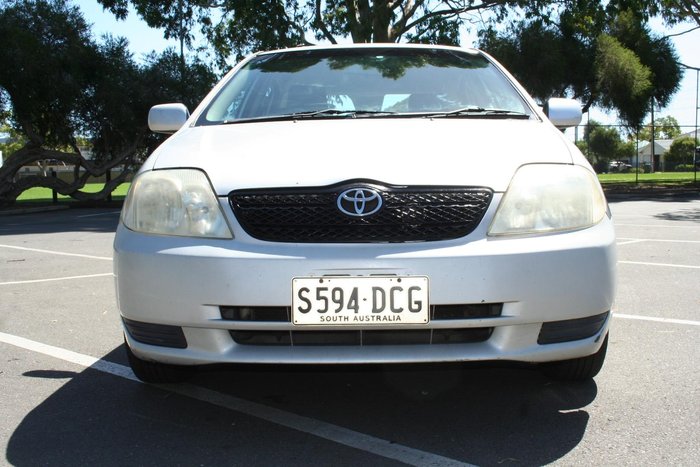 2002 Toyota Corolla Ascent ZZE122R MY03 Sterling Silver
