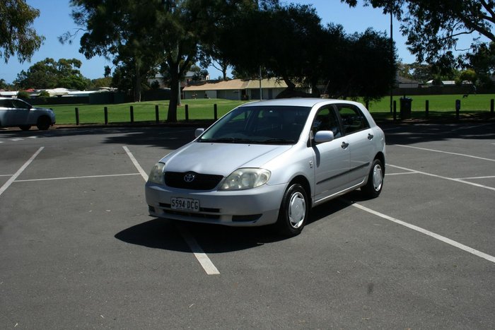2002 Toyota Corolla Ascent ZZE122R MY03 Sterling Silver
