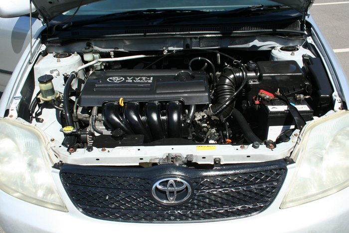 2002 Toyota Corolla Ascent ZZE122R MY03 Sterling Silver