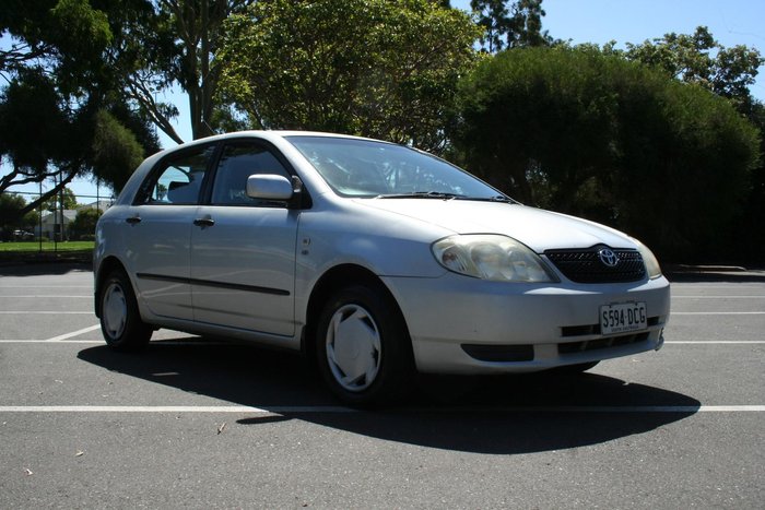 2002 Toyota Corolla Ascent ZZE122R MY03 Sterling Silver