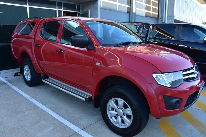 2015 Mitsubishi Triton GLX MN MY15 4X4 Dual Range Red