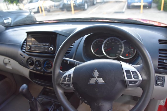 2015 Mitsubishi Triton GLX MN MY15 4X4 Dual Range Red