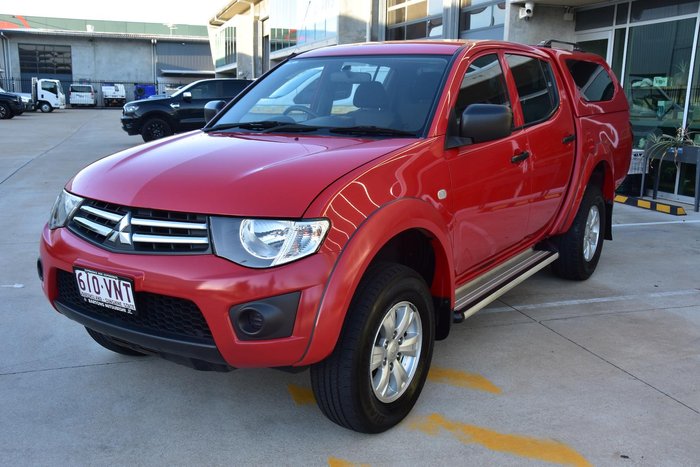 2015 Mitsubishi Triton GLX MN MY15 4X4 Dual Range Red
