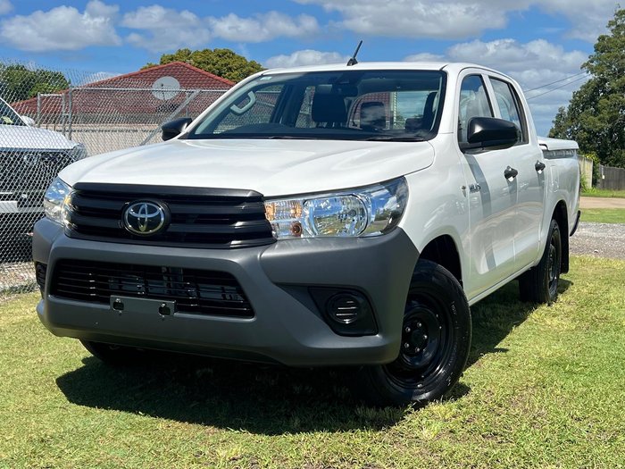 2019 Toyota Hilux Workmate TGN121R 4x2 Glacier White