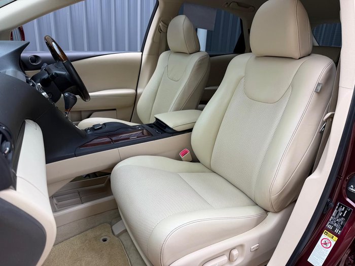 2012 Lexus RX 450h Sports Luxury GYL15R 4X4 On Demand Vermillion