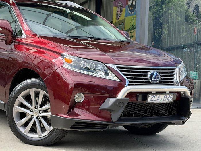 2012 Lexus RX 450h Sports Luxury GYL15R 4X4 On Demand Vermillion