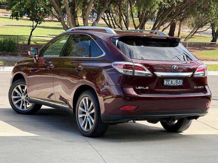 2012 Lexus RX 450h Sports Luxury GYL15R 4X4 On Demand Vermillion