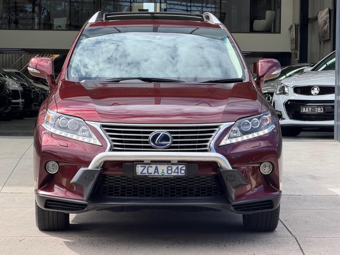2012 Lexus RX 450h Sports Luxury GYL15R 4X4 On Demand Vermillion
