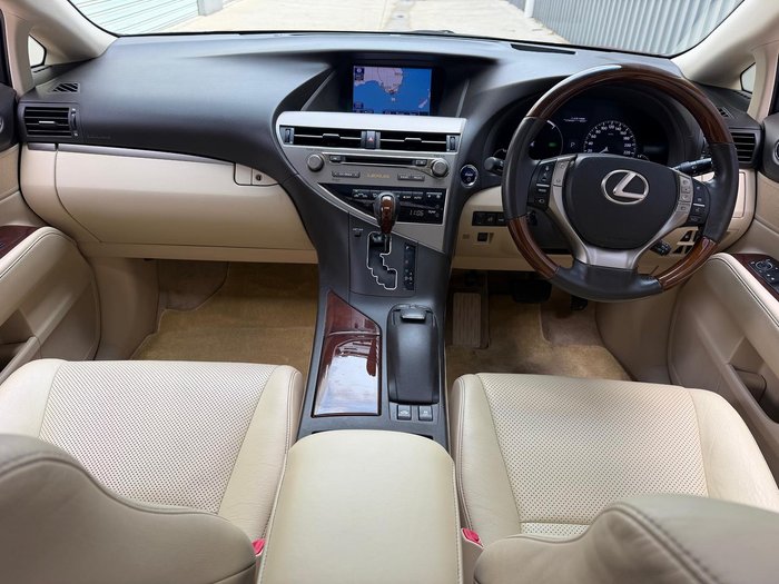 2012 Lexus RX 450h Sports Luxury GYL15R 4X4 On Demand Vermillion