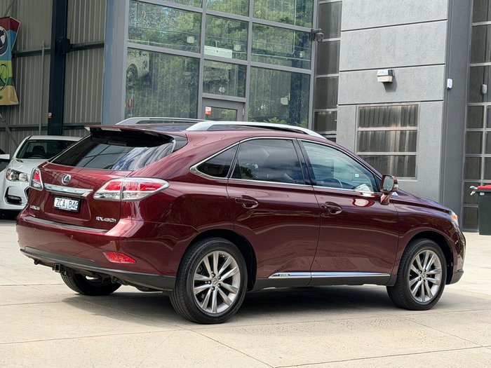 2012 Lexus RX 450h Sports Luxury GYL15R 4X4 On Demand Vermillion