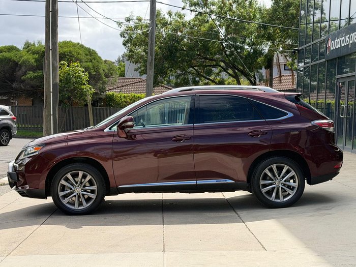 2012 Lexus RX 450h Sports Luxury GYL15R 4X4 On Demand Vermillion