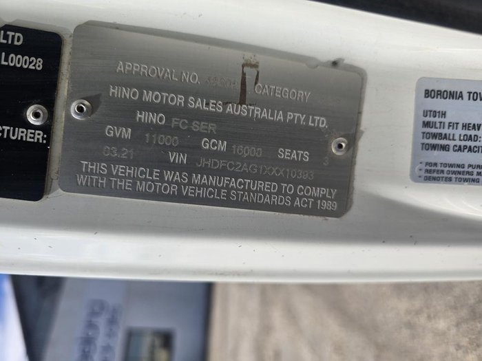 2021 Hino 500 Series