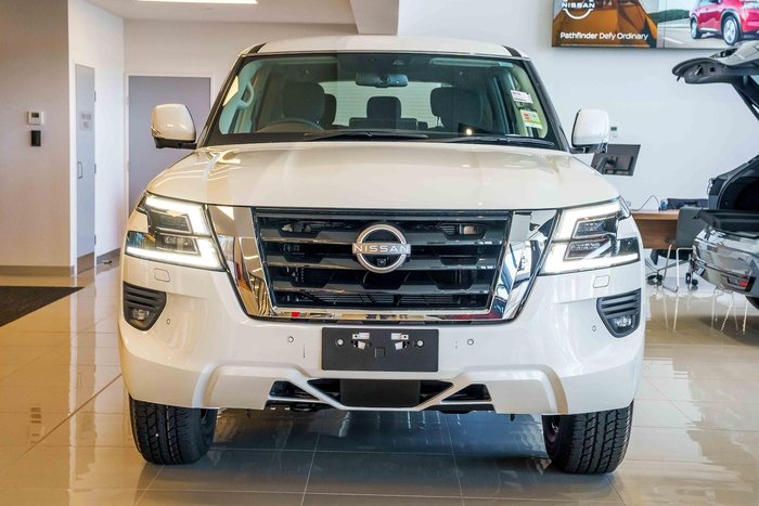 2025 Nissan Patrol Ti Y62 MY26 4X4 Dual Range Moonstone White