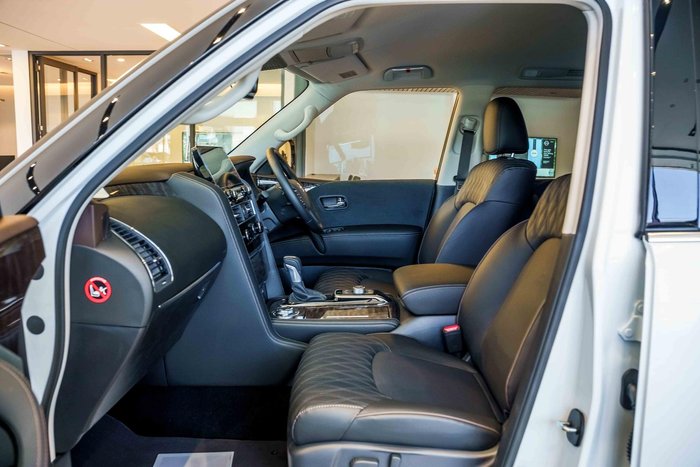 2025 Nissan Patrol Ti Y62 MY26 4X4 Dual Range Moonstone White