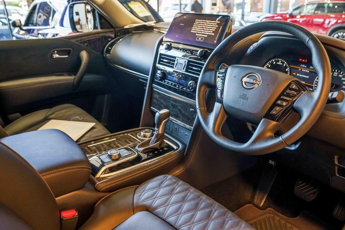 2025 Nissan Patrol Ti Y62 MY26 4X4 Dual Range Moonstone White