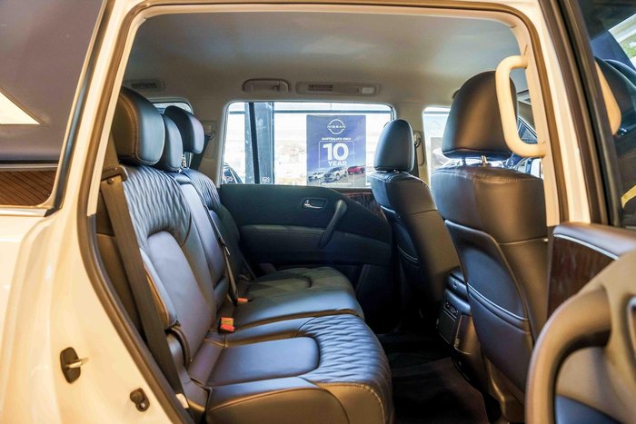 2025 Nissan Patrol Ti Y62 MY26 4X4 Dual Range Moonstone White