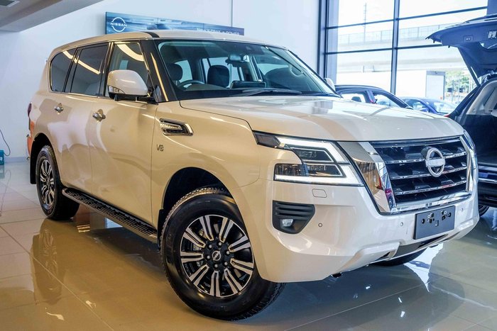 2025 Nissan Patrol Ti Y62 MY26 4X4 Dual Range Moonstone White