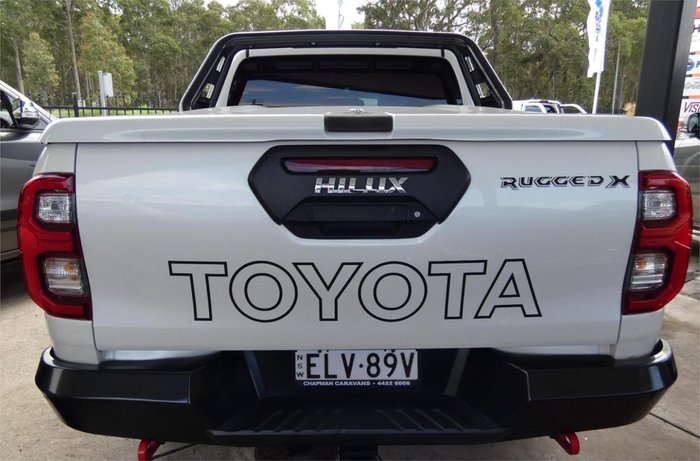 2021 Toyota Hilux Rugged X GUN126R 4X4 Dual Range White