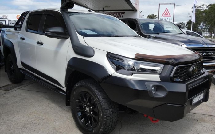 2021 Toyota Hilux Rugged X GUN126R 4X4 Dual Range White