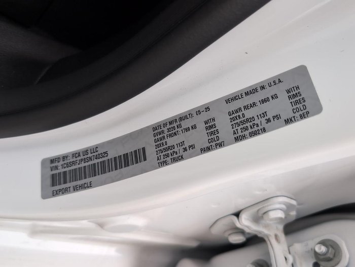 2025 RAM 1500 Laramie Sport Hurricane SO RamBox