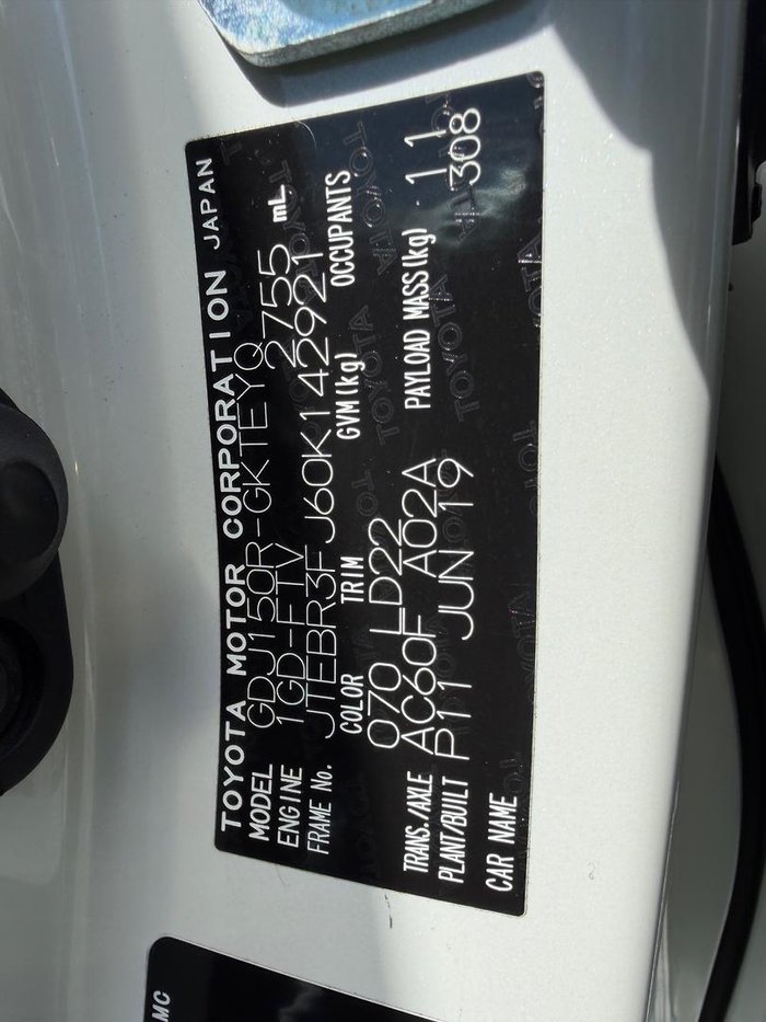 2019 Toyota Landcruiser Prado GXL