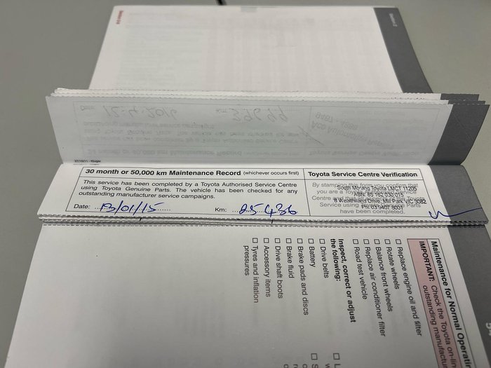 2012 Toyota Kluger Grande GSU45R MY12 AWD Graphite