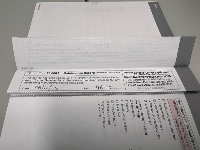 2012 Toyota Kluger Grande GSU45R MY12 AWD Graphite