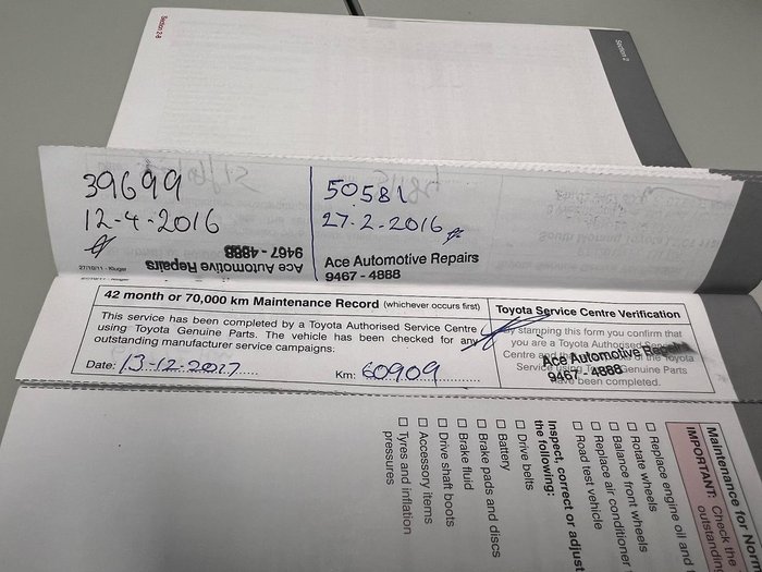 2012 Toyota Kluger Grande GSU45R MY12 AWD Graphite