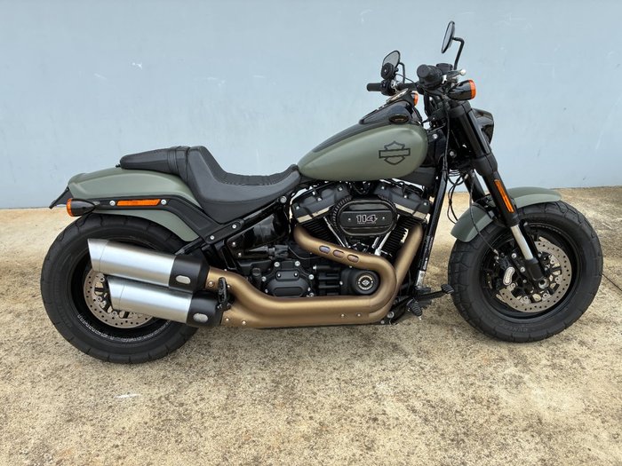 2021 HARLEY-DAVIDSON FXFBS FAT BOB (114) Green