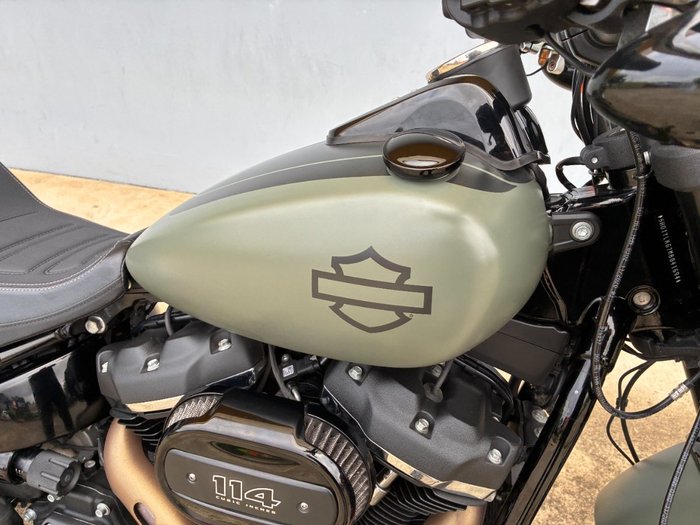 2021 HARLEY-DAVIDSON FXFBS FAT BOB (114) Green