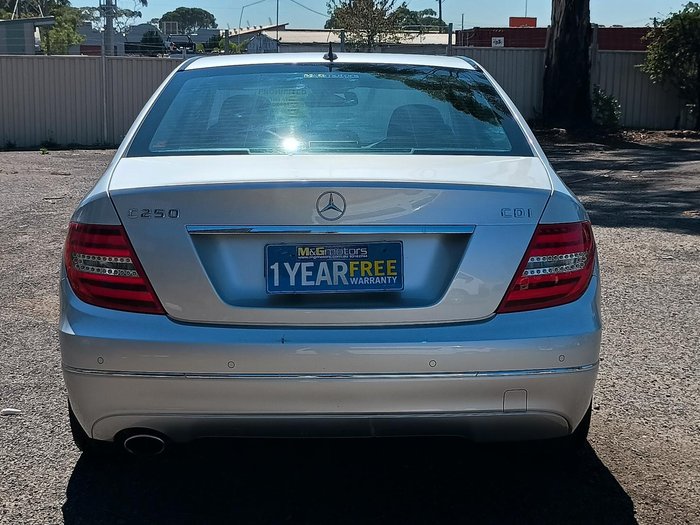 2011 Mercedes-Benz C-Class C220 CDI Elegance W204 MY10 Iridium Silver