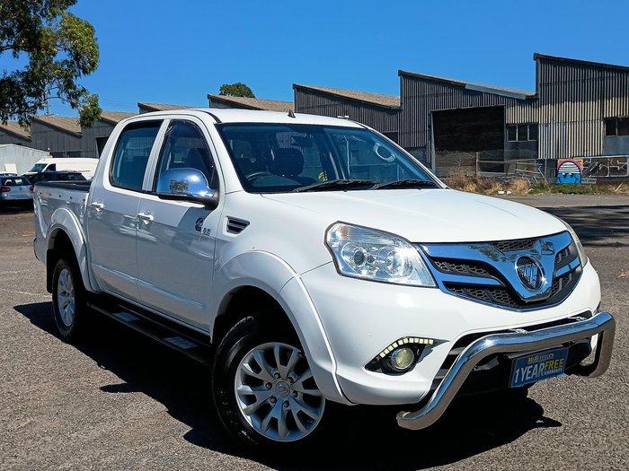 2014 Foton Tunland P201 4X4 Dual Range White