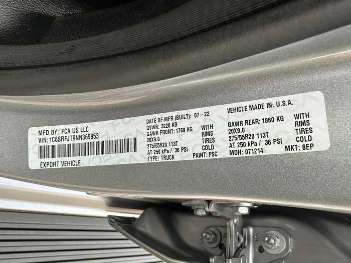 2022 RAM 1500 Laramie