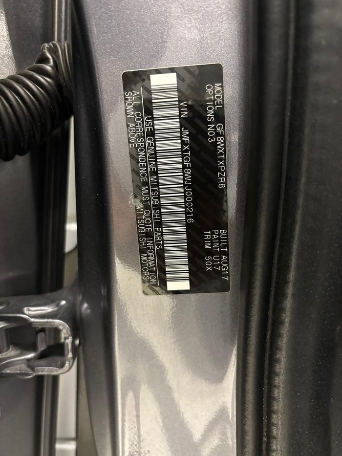 2017 Mitsubishi Outlander LS Safety Pack ZK MY17 4X4 On Demand Titanium