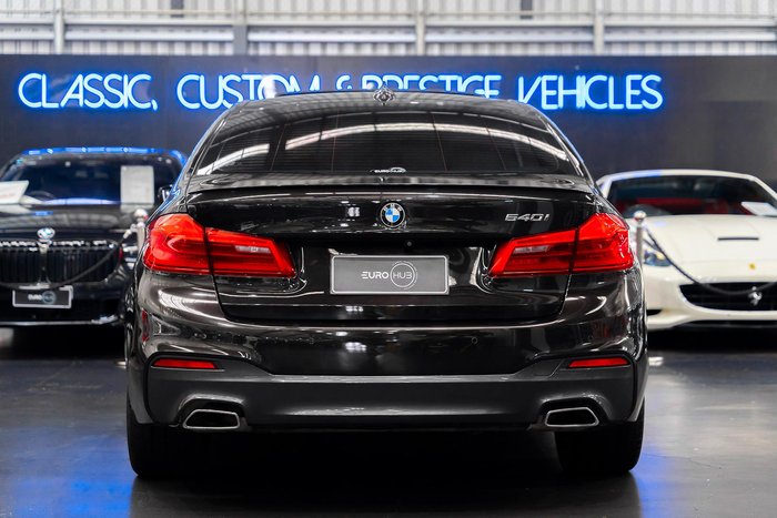 2018 BMW 5 Series 540i M Sport G30 Carbon Black