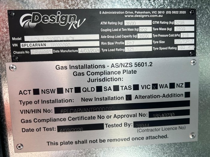 2026 Design RV Acx 210Rd